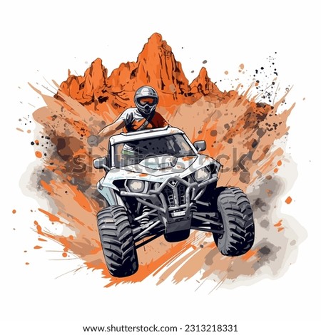 Off-road vehicle, Off-road t-shirt design, sport t-shirt design, printable design