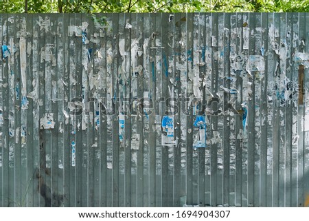 Similar – Foto Bild Graffiti auf Garagentor aus wellblech. Text „hip Hop“