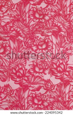 abstract flora cloth pattern