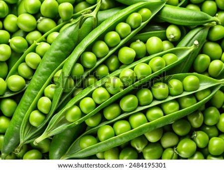 Similar – Image, Stock Photo Green beans in a bowl on yellow background with copy space