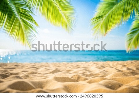 Image, Stock Photo Golden Sand sand beach