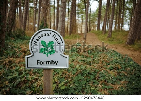 Similar – Image, Stock Photo Sandy Formby Beach  near Liverpool on a sunny day