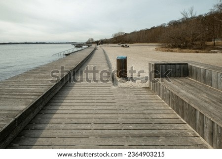 Similar – Image, Stock Photo View from Altefähr to Stralsund, Rügen