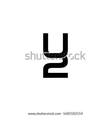 u2 original monogram logo design