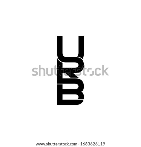 urb original monogram logo design