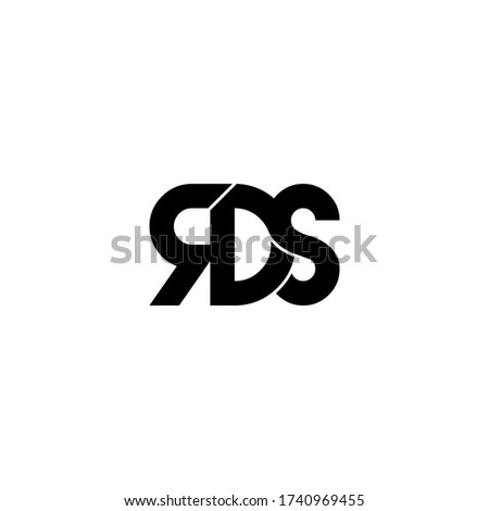 rds letter original monogram logo design