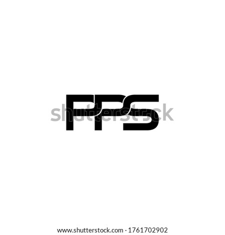 pps letter original monogram logo design