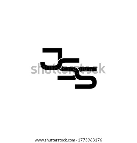 jss letter original monogram logo design