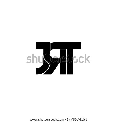 jrt letter original monogram logo design