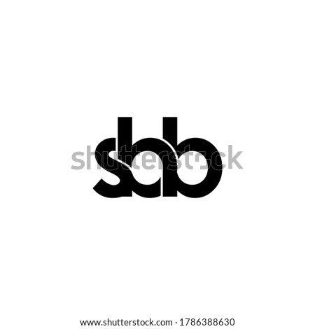 sbb letter original monogram logo design