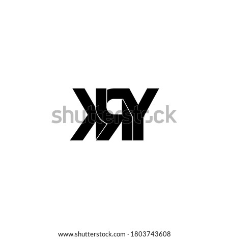 kry letter original monogram logo design