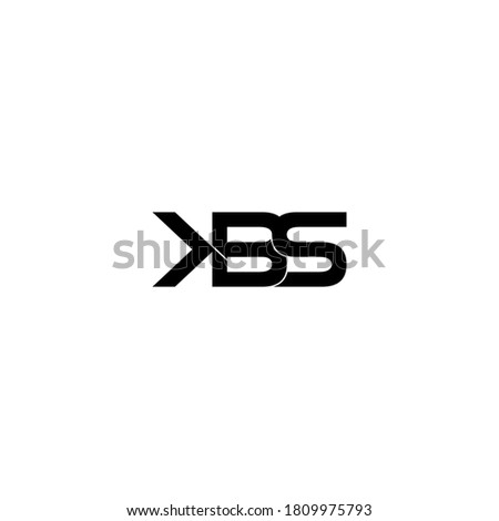 kbs letter original monogram logo design