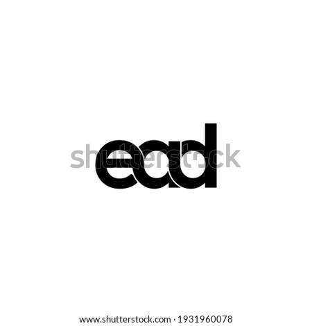 ead letter original monogram logo design
