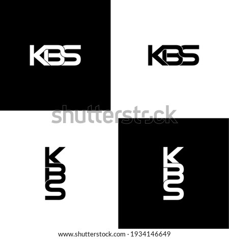 kbs letter original monogram logo design