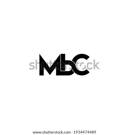 mbc letter original monogram logo design