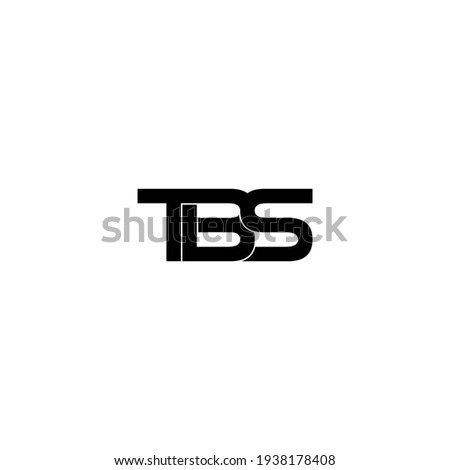 tbs letter original monogram logo design