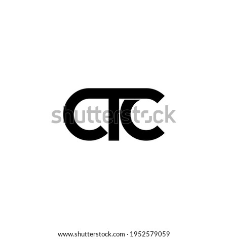 ctc letter original monogram logo design