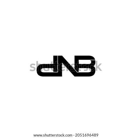 dnb letter monogram logo design original