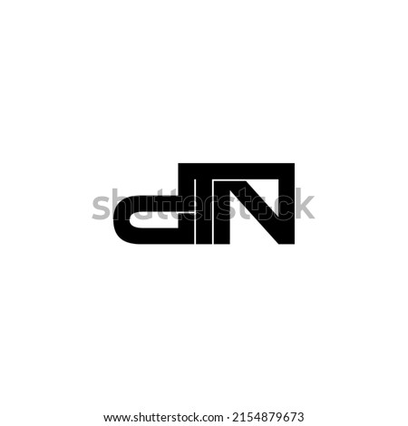 dtn letter original monogram logo design