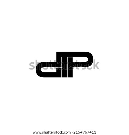 dtp letter original monogram logo design