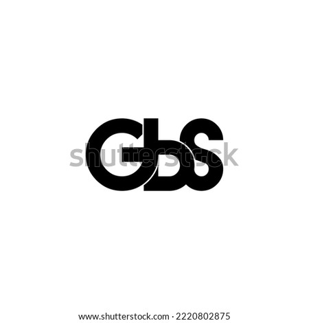 gbs initial letter monogram logo design