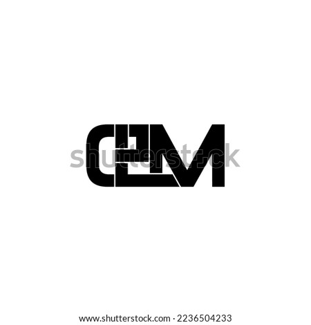 elm initial letter monogram logo design