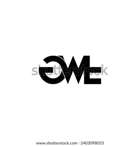 gwt lettering initial monogram logo design