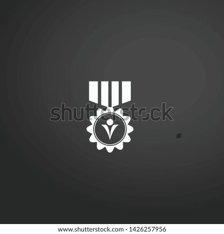 Medal Variant With Symbol vector icon. Medal Variant With Symbol concept stroke symbol design. Thin graphic elements vector illustration, outline pattern for your web site design, logo, UI. EPS 10.