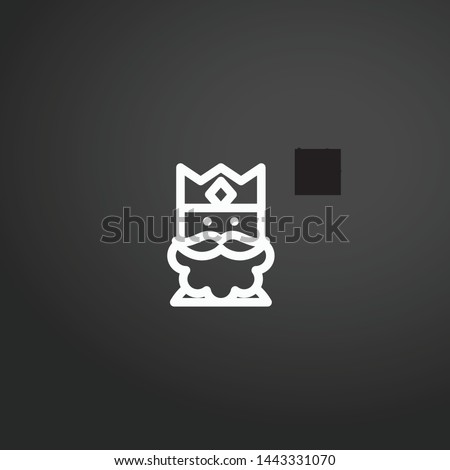 Wise Man vector icon. Wise Man concept stroke symbol design. Thin graphic elements vector illustration, outline pattern for your web site design, logo, UI. EPS 10.