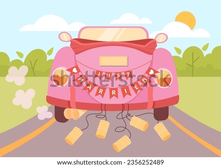Similar – Image, Stock Photo Just married husband and wife