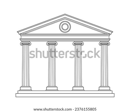 Image, Stock Photo pediment