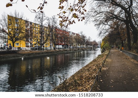 Similar – Image, Stock Photo Reflection in the Landwehrkanal in Berlin
