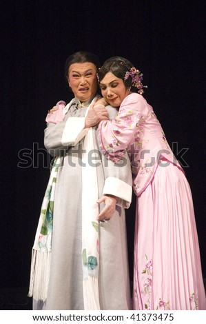 CHINA, SHENZHEN - OCTOBER 28: Performers present classic Chinese opera love drama titled \