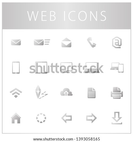Simple Modern Web Icons Pack