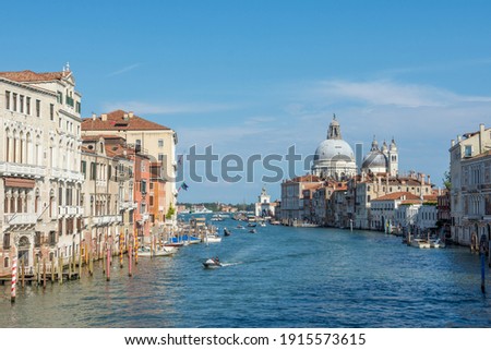 discovery of the city of Venice and its small canals and romantic alleys, Italy Foto stock © 
