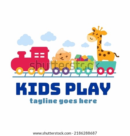 Kids Play Ground Logo Design, Kids Store Logo