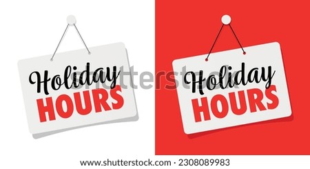 Holiday Hours Clipart | Free download on ClipArtMag