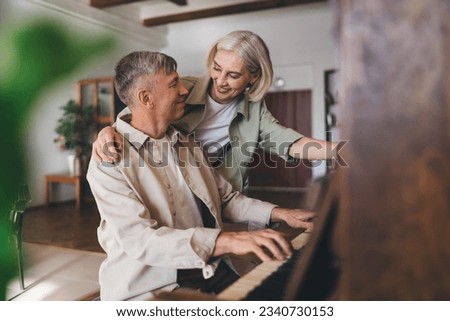 Image, Stock Photo Loving couple enjoying time together