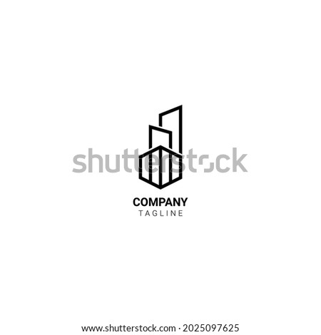 company logo or business monogram geometry is suitable for the fields of technology, fashion, construction, consultant, agency, entertainment, media, law, environment, jewelry, travel, hotel.