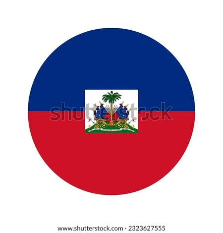 Haiti flag simple illustration for independence day or election