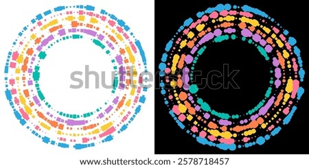 Similar – Image, Stock Photo The round is stuck in the square