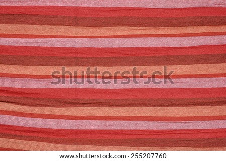 Multi Colored striped scarf for Fabric Texture