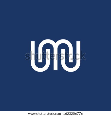 Letter UMU Logo and Icon Template - Vector Illustration