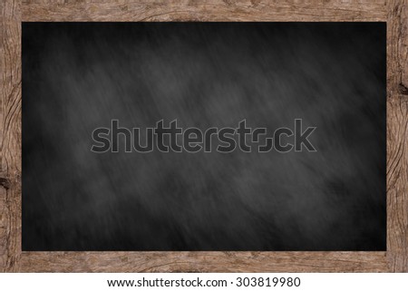 chalk board background textures with old vintage wooden frame ,blackboard concept.use for work about backgrounds,design,decorate,business,education and etc.