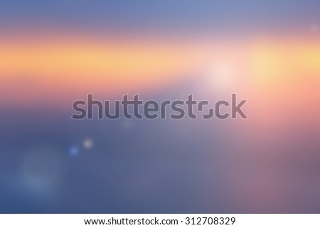 blurred gorgeous backgrounds of twilight sky with flare lights.blurred backgrounds concept.pastel tone styles.