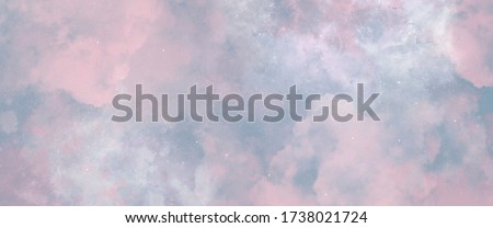 Artistic soft pink cloud and sky, Fantasy background. Magical and mystery concept Stock foto © 