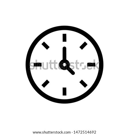 Watch, Time icon, Clock icon vector