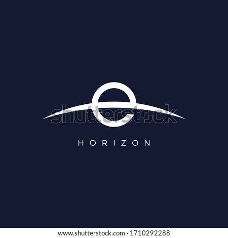 Horizon logo icon vector illistration. Eps10.