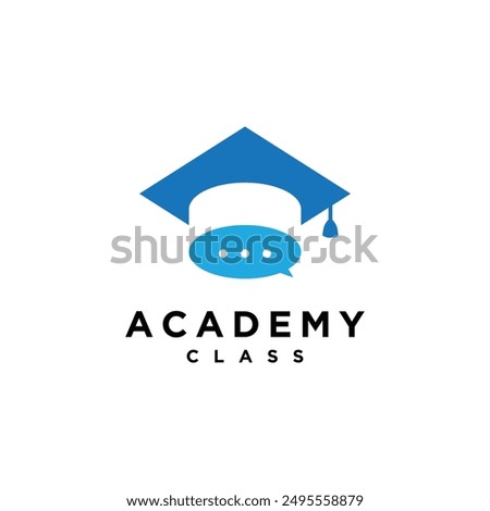 Academy class logo icon vector