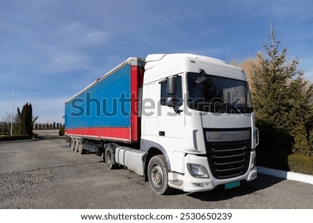 Similar – Image, Stock Photo Commercial vehicle wheel